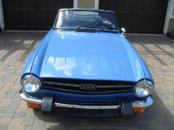 1976 Triumph TR6, Roadster, French Blue