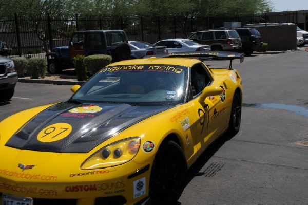 kingsnake racing visits Vivid Racing outside Phoenix