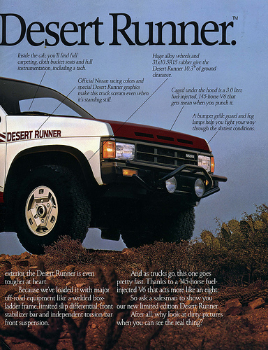 Nissan Desert Runner 4x4 Brochure